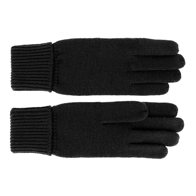 Gloves Knitted Merino Black