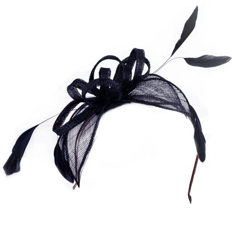 Nora Fascinator Navy