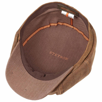 Burney Newsboy Cap Leather