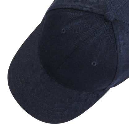 Baseball Cap Wool/Casmere/Silk Blue