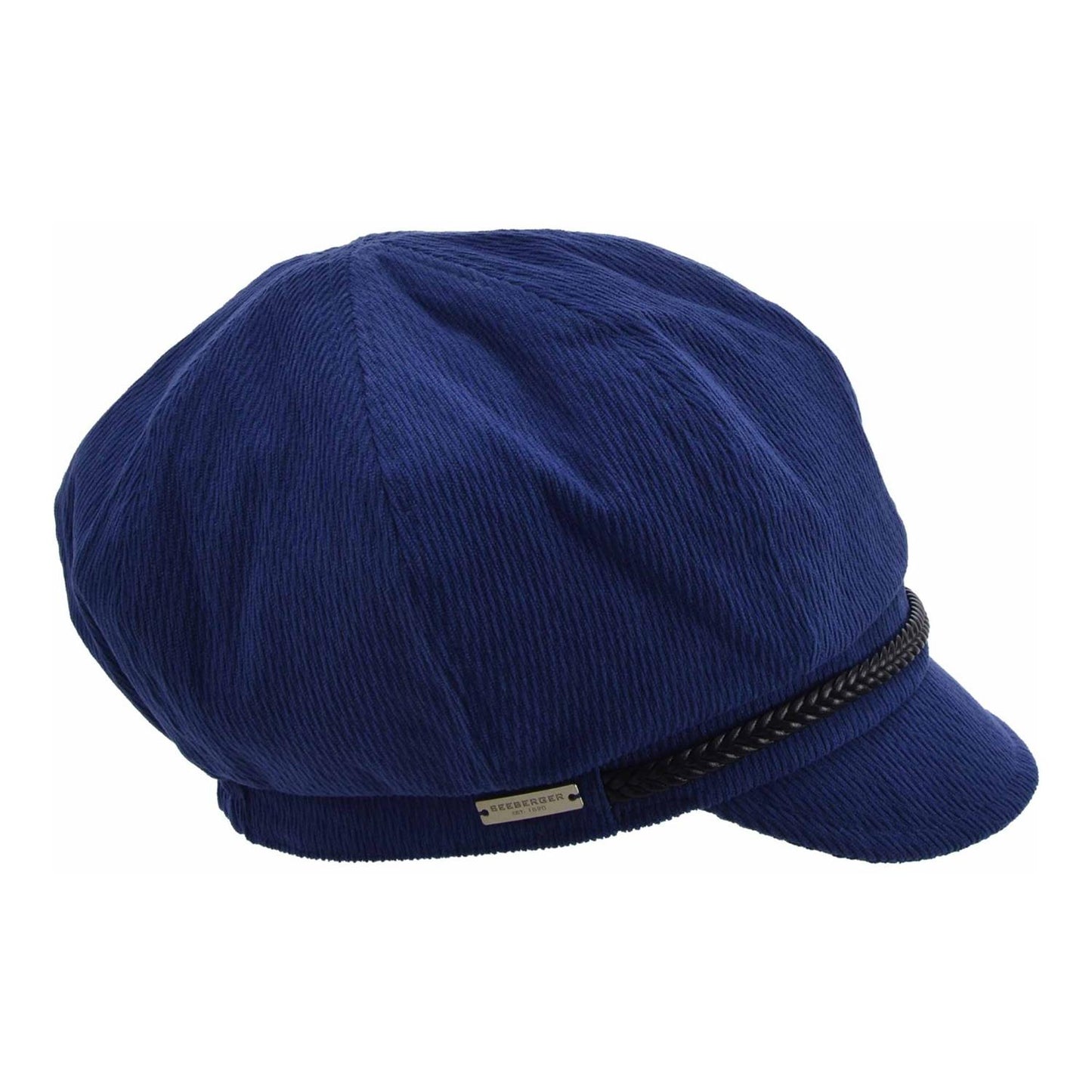 Velvet Ballon Cap Jeans Blue