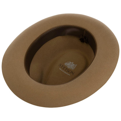 Classic Fedora Woolfelt Light Almond