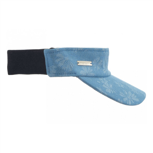 Visor Flower Jeans Blue
