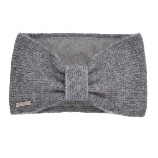 Wool Mix Headband Smoke Grey