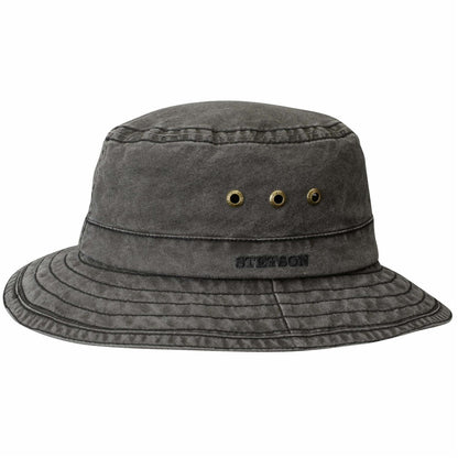 Bucket Organic Cotton Wide Black