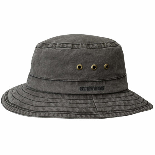 Bucket Organic Cotton Wide Black