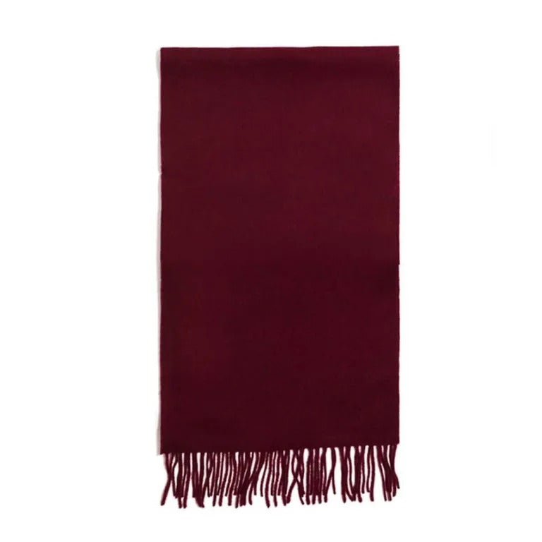 Lambswool Winterscarf Wine