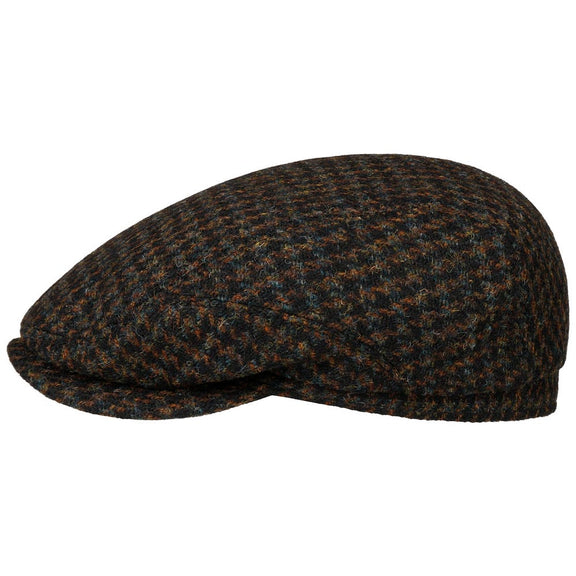Driver Cap Houndstooth Harris Tweed