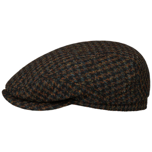 Driver Cap Houndstooth Harris Tweed