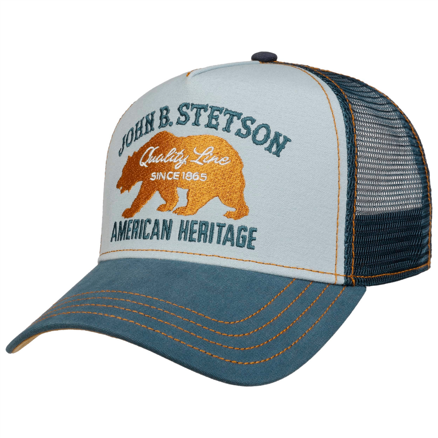 Trucker Cap Bear Light Blue