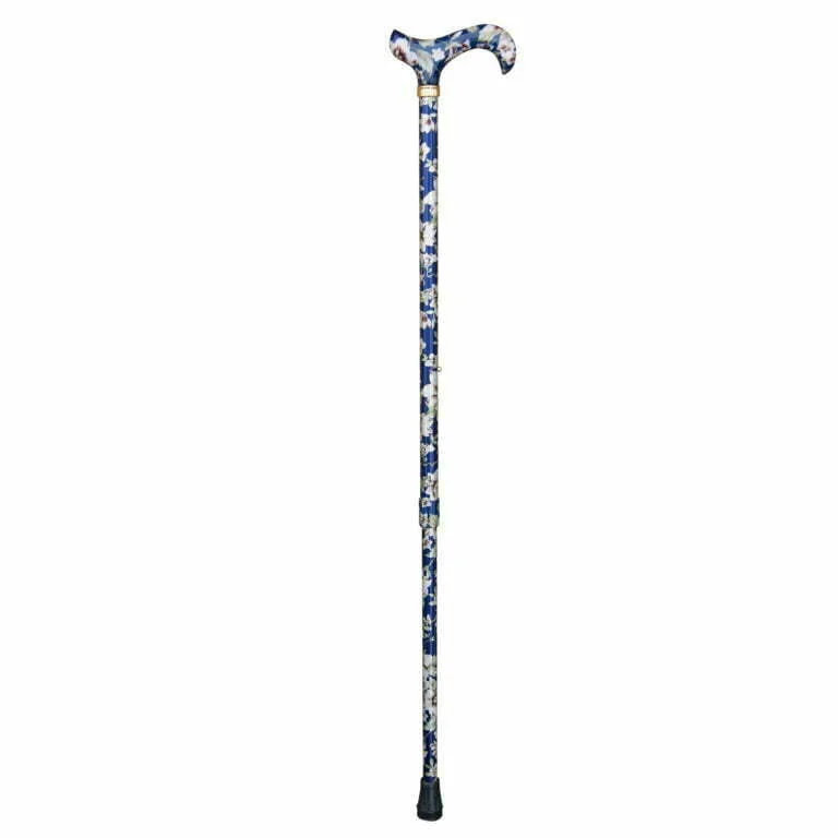 Tea Party Dark Floral Adjustable Spaserstokk