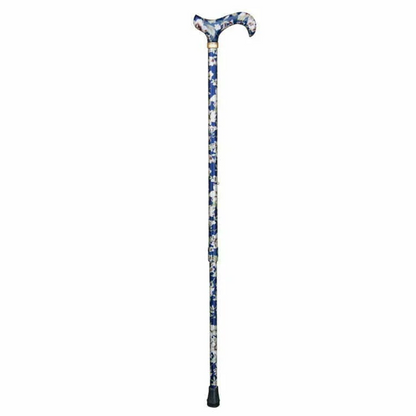 Tea Party Dark Floral Adjustable Spaserstokk