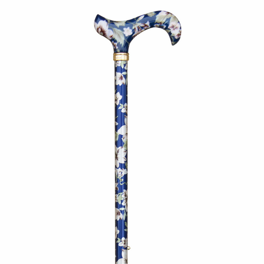 Tea Party Dark Floral Adjustable Spaserstokk
