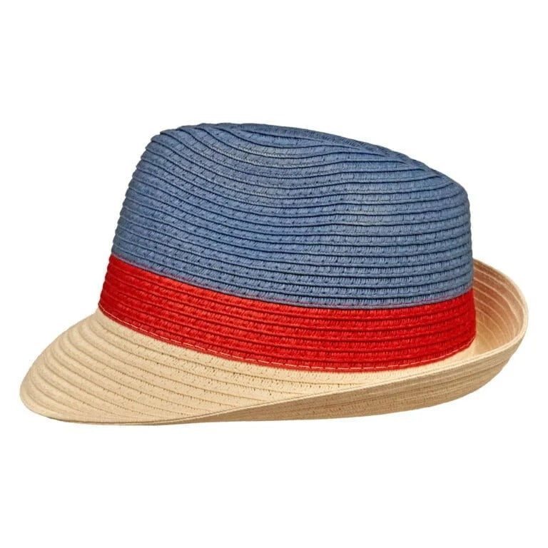 Trilby Straw Jeans Blue