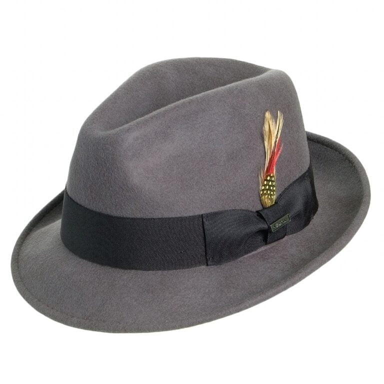 Crushable Blues Trilby Grey