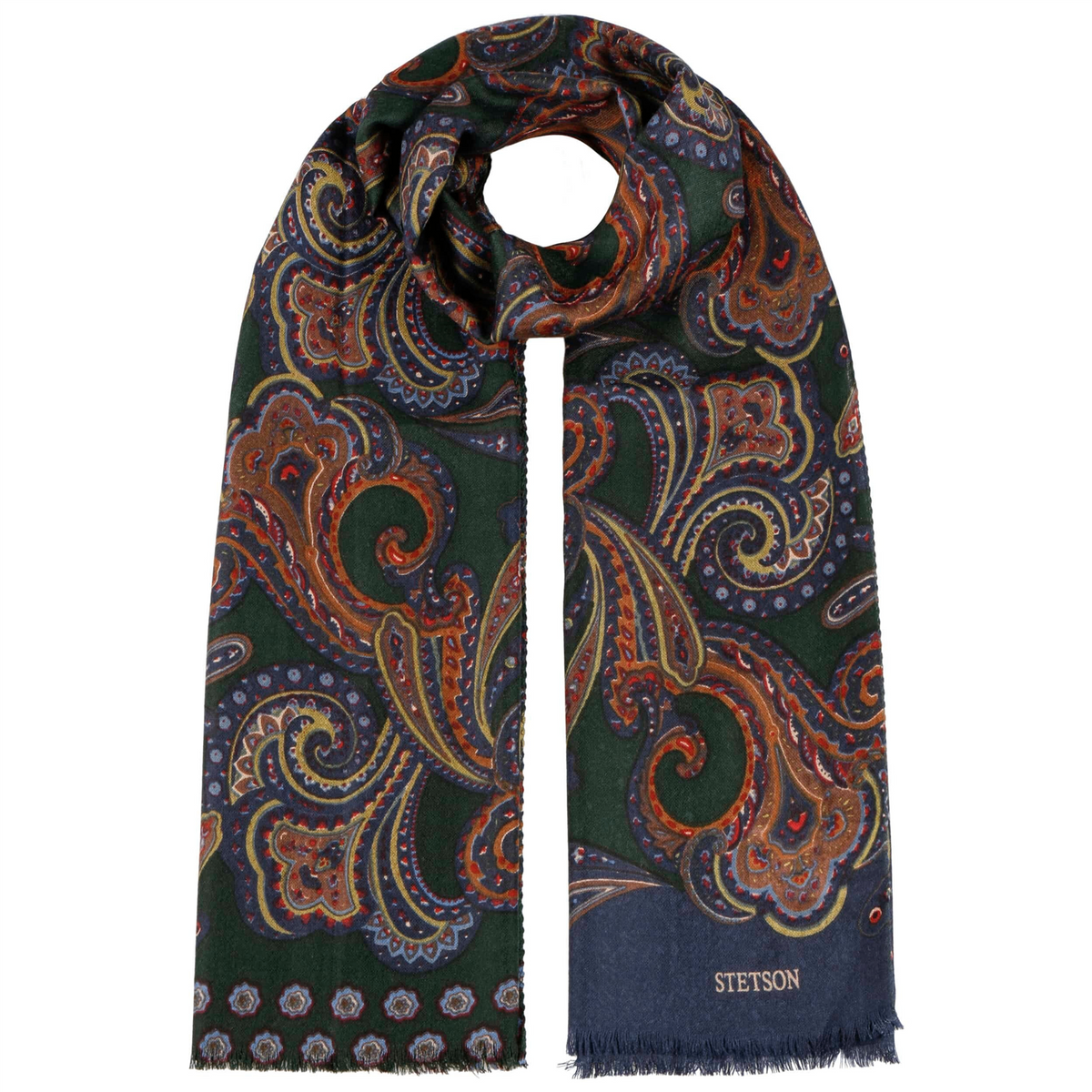Scarf Wool Paisley