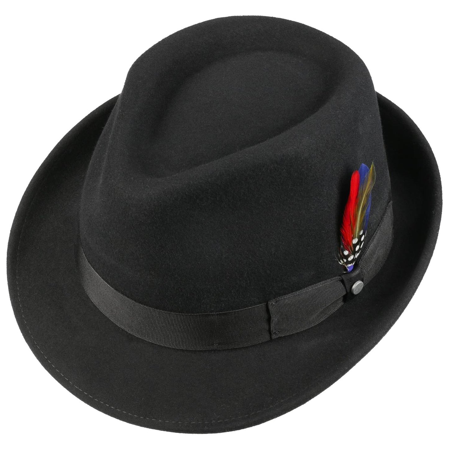 Elkader Fedora Woolfelt Black