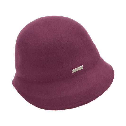 Woolfelt Cloche Aruba Burgundy Red