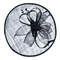 Eira Fascinator Ink Blue