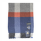 Lambswool Checked Winterscarf Blue/Grey Check