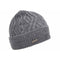 Knitted Beanie Cable Smoke Grey