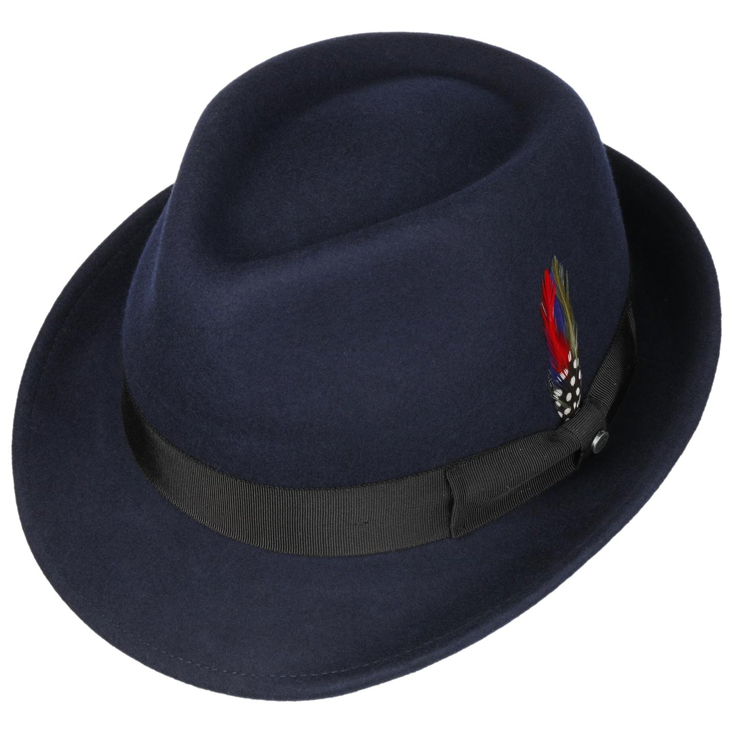 Elkader Fedora Woolfelt Blue