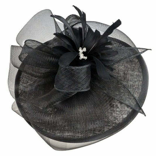 Solveig Fascinator Black