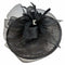 Solveig Fascinator Black