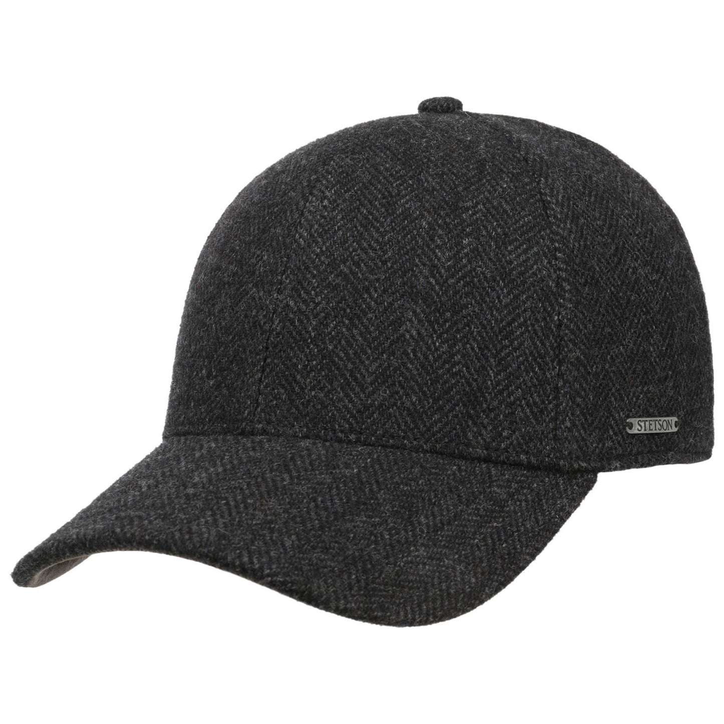 Baseball Wool Herringbone Dark Grey