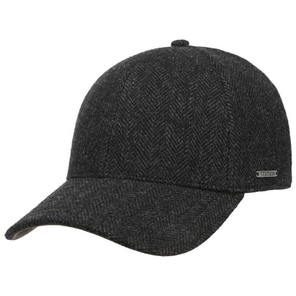 Baseball Wool Herringbone Dark Grey