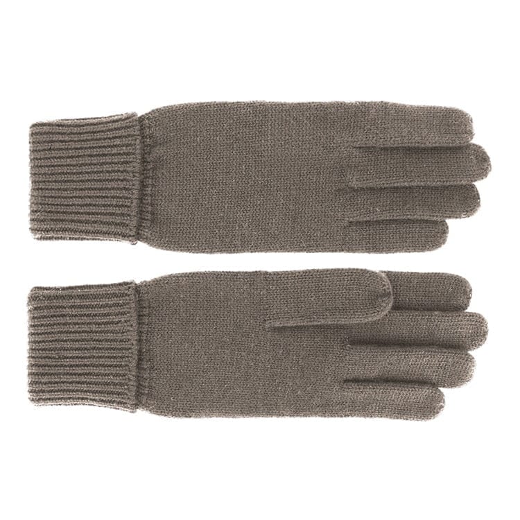 Gloves Knitted Merino Taupe