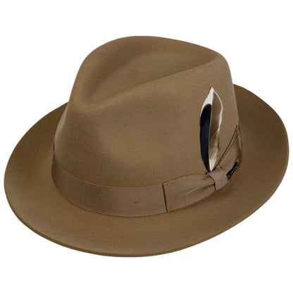 Classic Fedora Woolfelt Light Almond