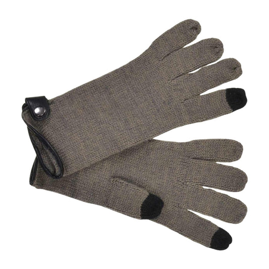 Knitted Gloves Woolmix Nutria