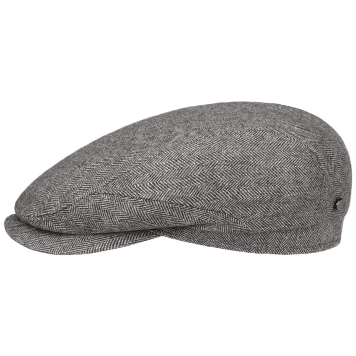 Drivercap Wool/Silk/Cashmere Grey