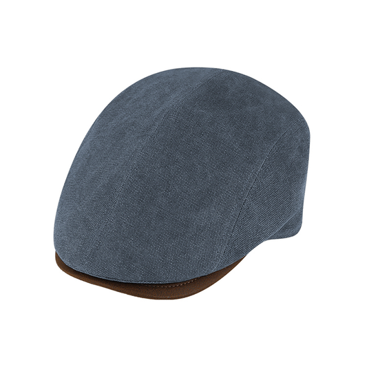 Flatcap Cotton Jeans Blue