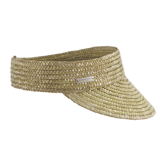 Wheat Braid Visor Grass Green