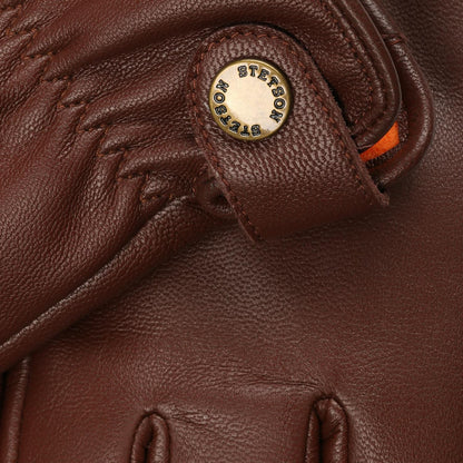 Gloves Goat Nappa Conductive Brown