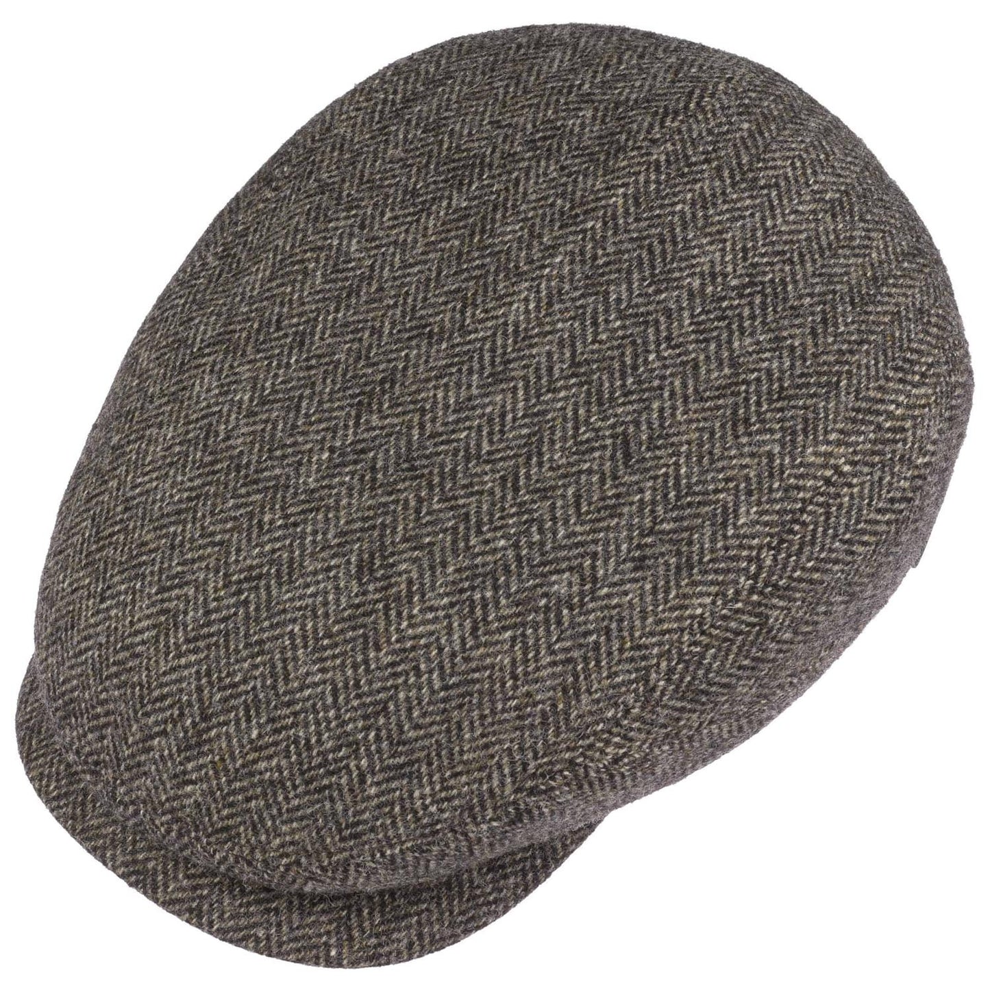 Driver Cap Herringbone Grey