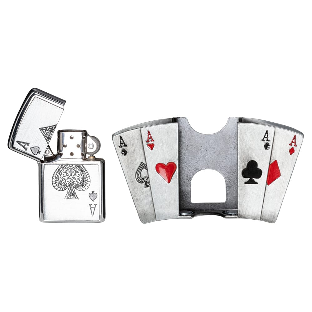 Beltespenne Poker med Lighter