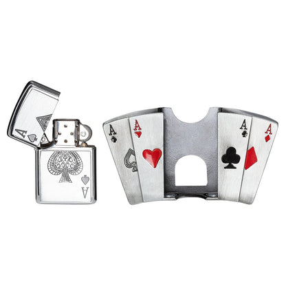 Beltespenne Poker med Lighter
