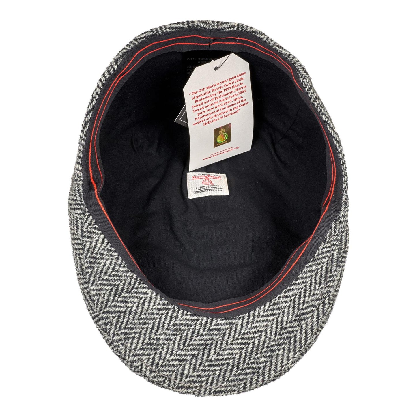 Dakota Harris Tweed Wool Anthracite