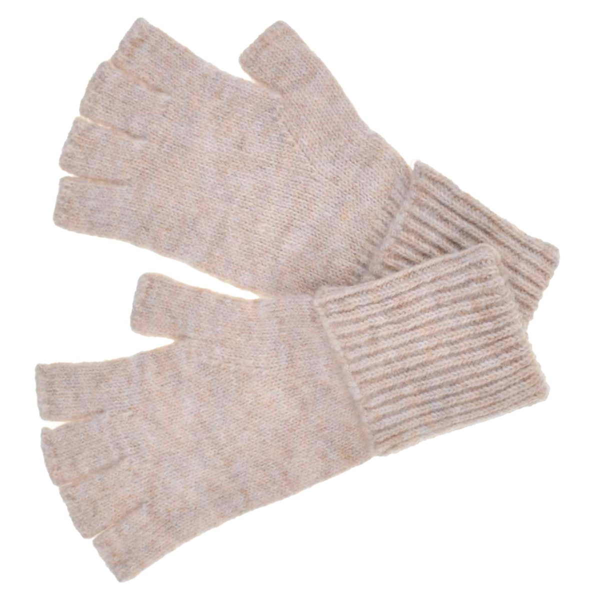 Finger Gloves Knit Sand