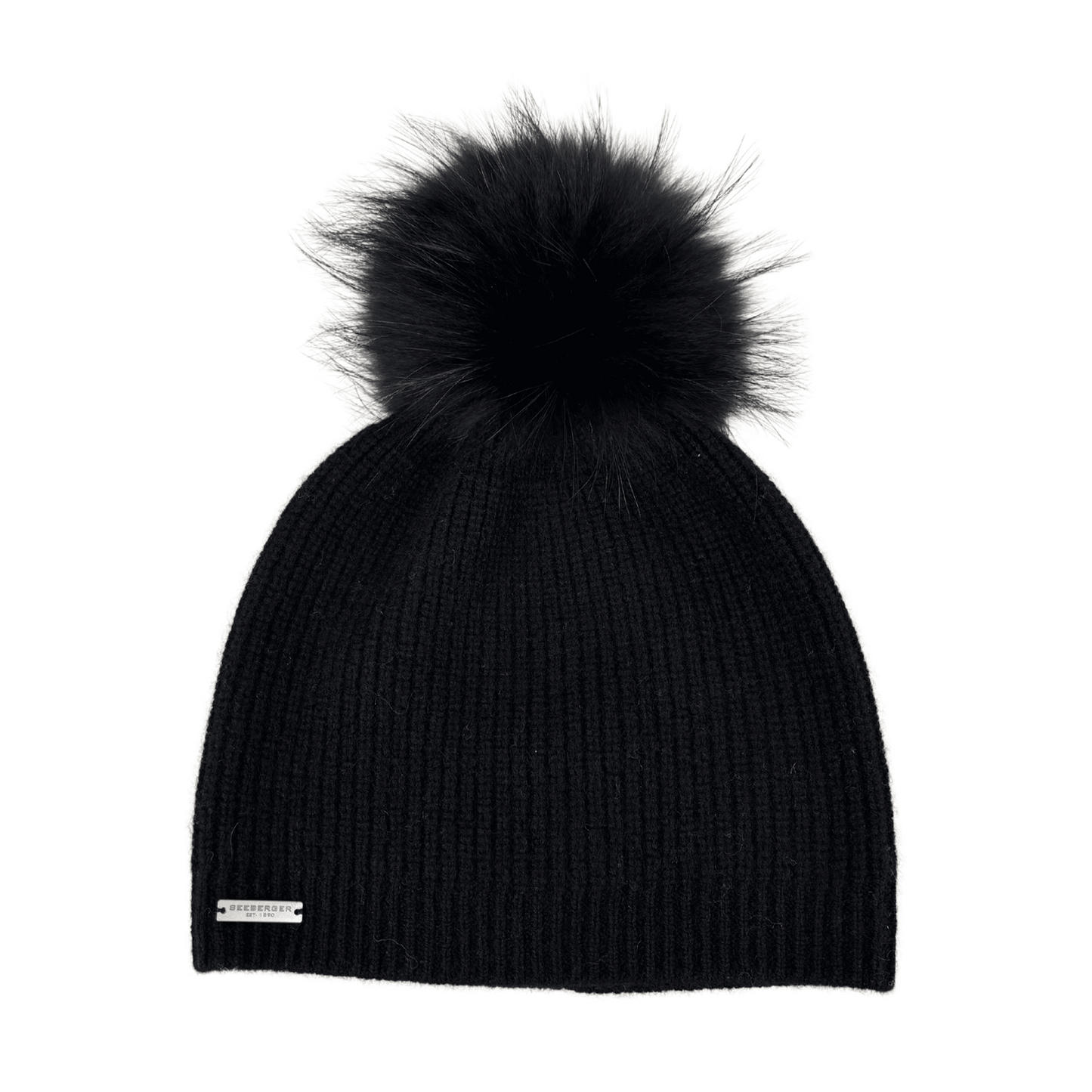 Beanie Cashmere Finracoon Black