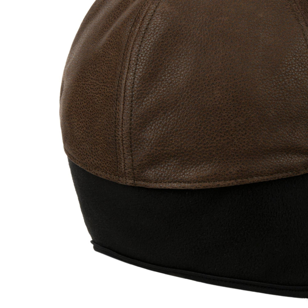 Baseball Cap Chevrette Cowhide EF Dark Brown