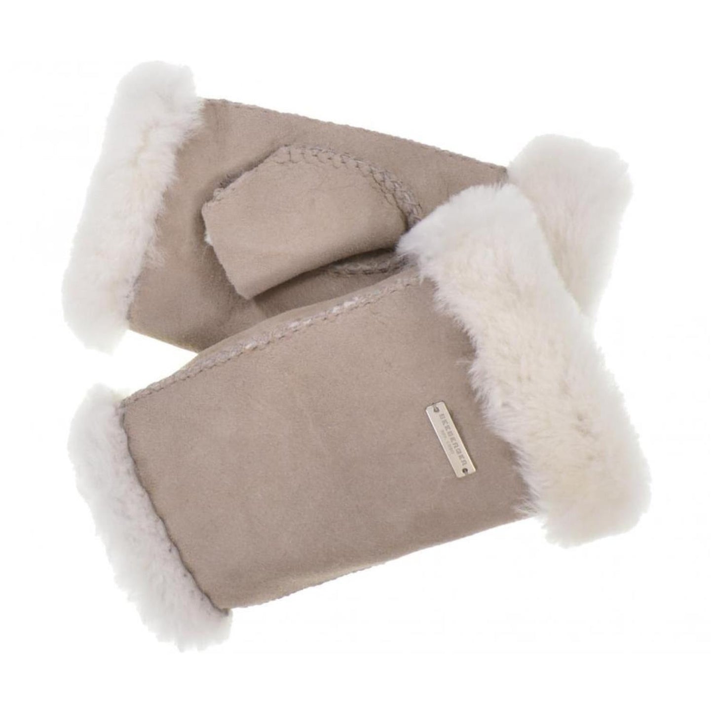 Shearling Cuffs Camel/Off-White