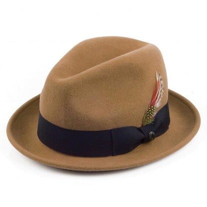 Crushable Blues Trilby Pecan
