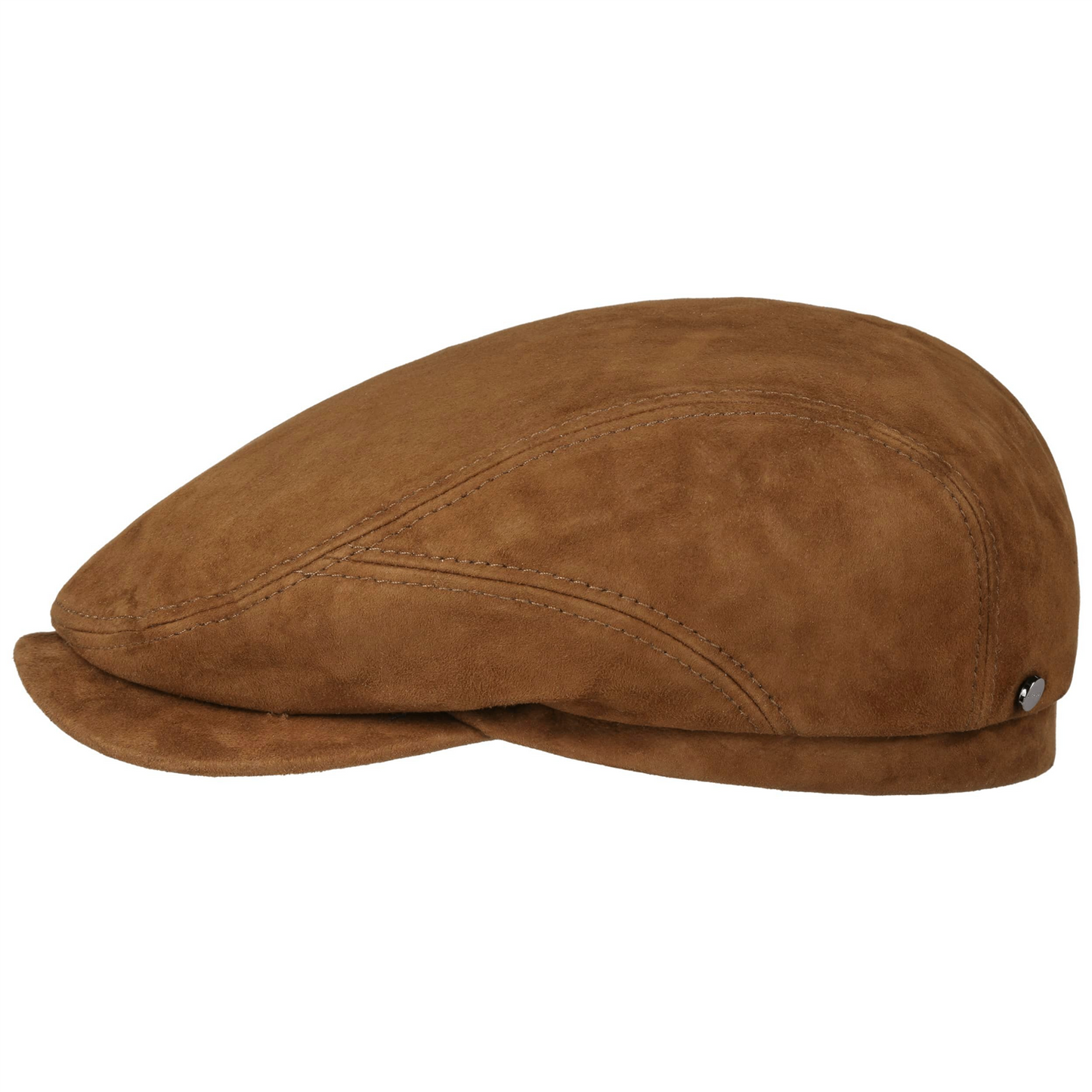 Driver Cap Goat Suede Cognac