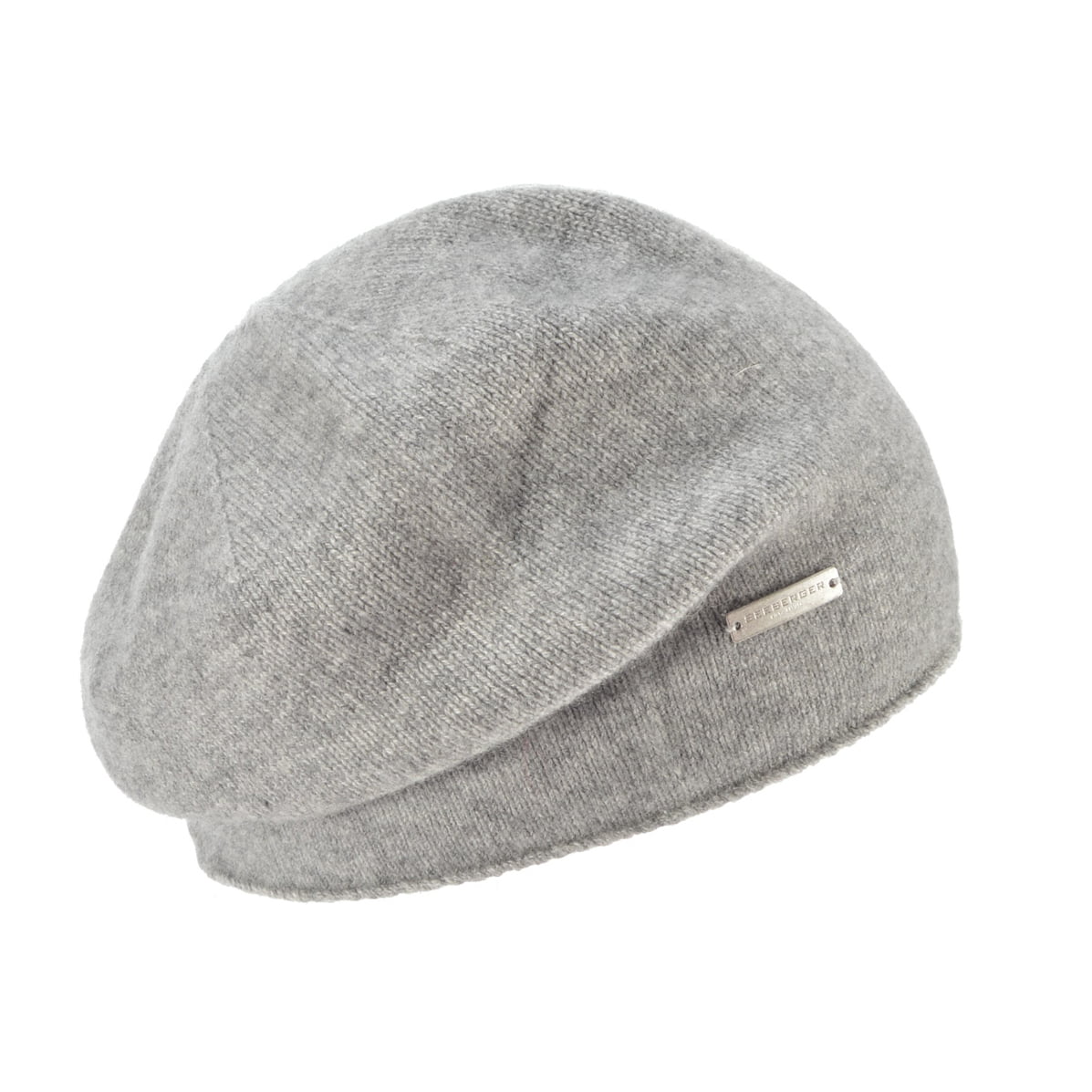 Cashmere Beret Lue Smoke Grey