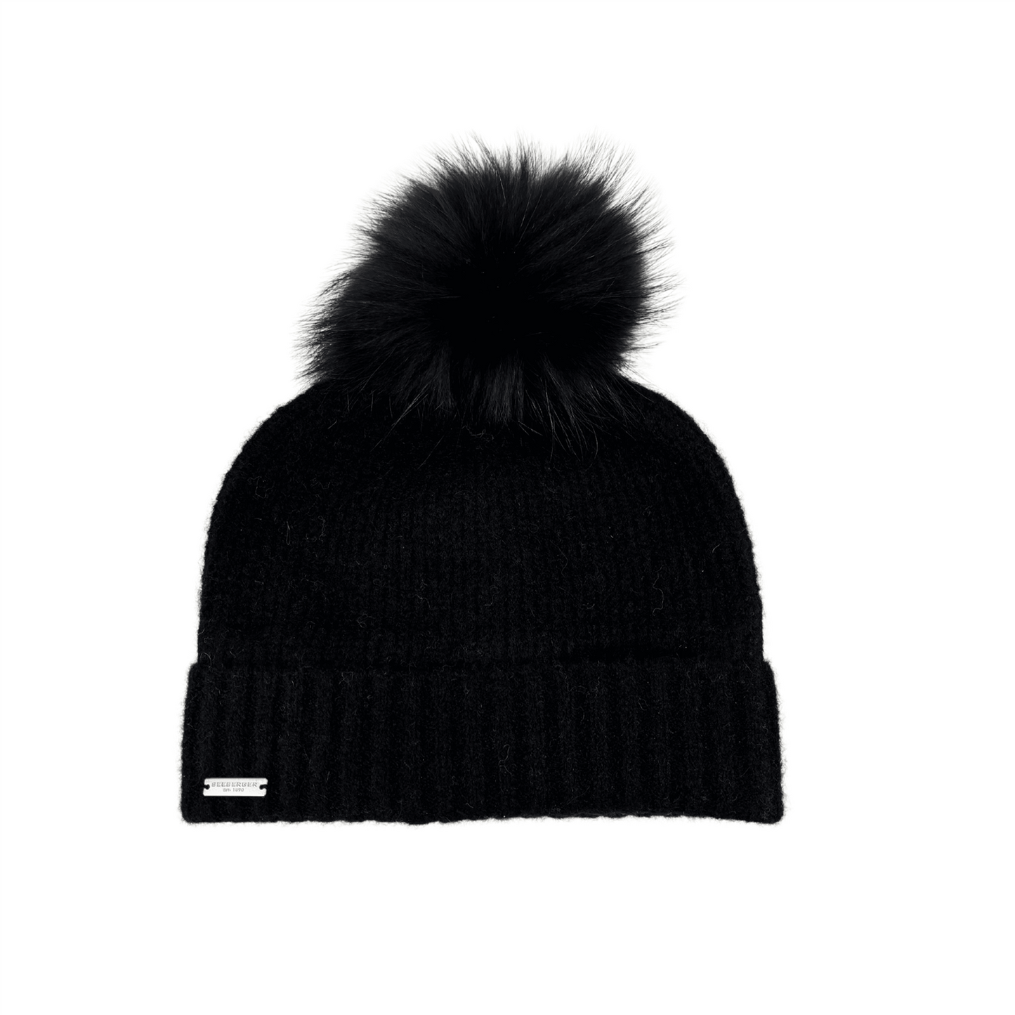 Knitted Beanie Finracoon Black