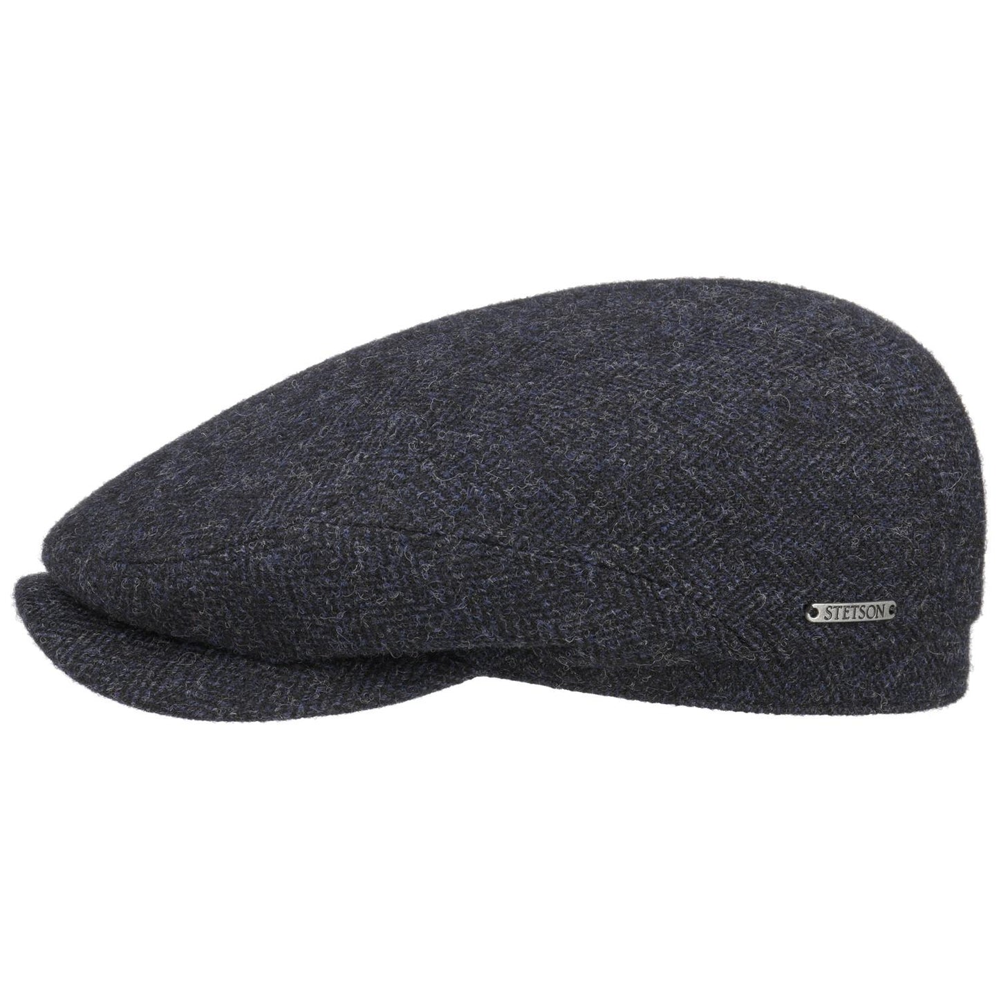 Driver Cap Herringbone Navy